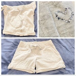 Girl’s Gap Kids Grey Jersey Knit Shorts Size S (6-7)